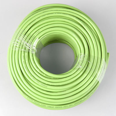 مسی PVC LSZH Cat7 Lan طول کابل 100 متر عایق پلی اتیلن چند منظوره
